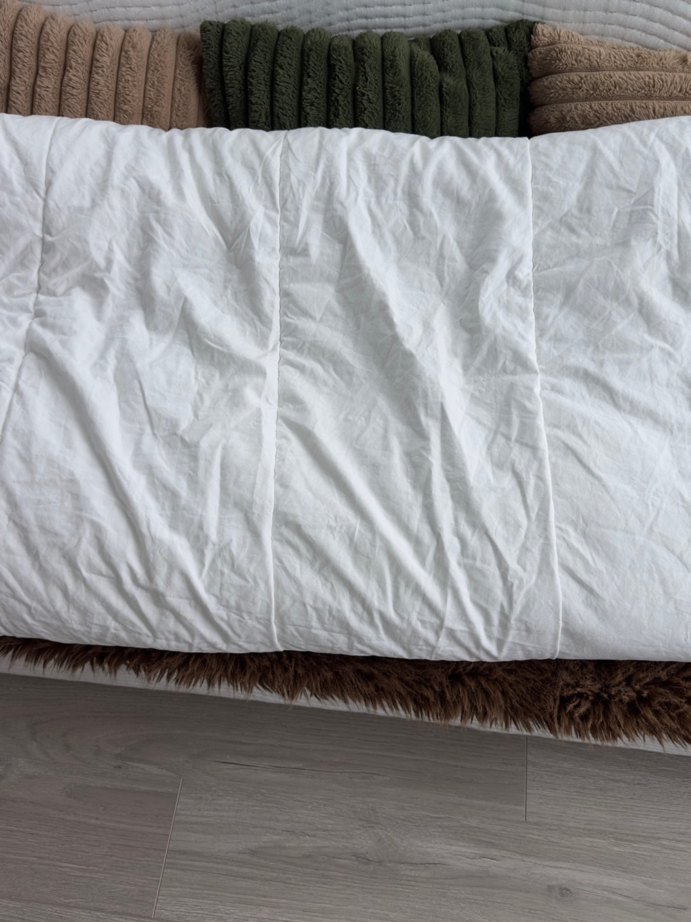 White Down-Alternative Comforter - Soft All-Season Bedding